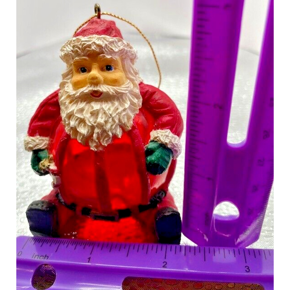 Vintage Santa Claus Glass Body Ornament 2" x 3" - Picture 7 of 7